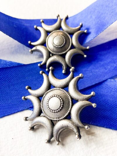 Brass Earring Moon studs