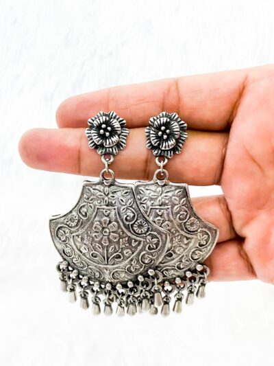 Brass Earring Shield studs