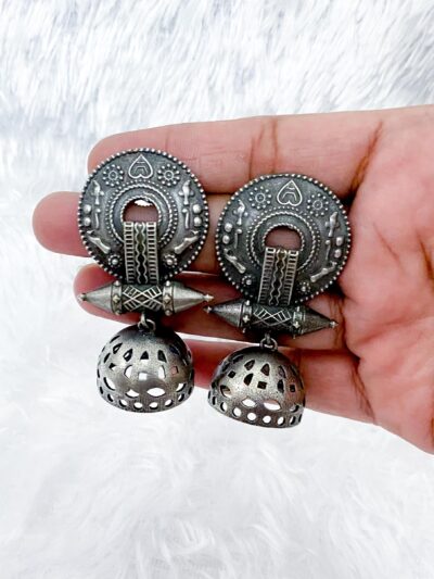 Brass Earring Coin and Tokri