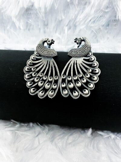 Brass Earring Peacock studs