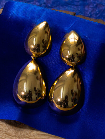 Sculptural Teardrop Earrings