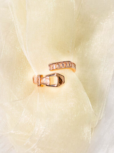 Minimalist Crystal Band Ring