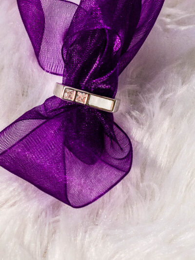 Crystal Accent Stacking Ring