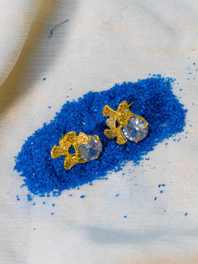 Crystal Bloom Stud Earrings