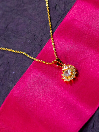 Crystal Cluster Pendant Necklace