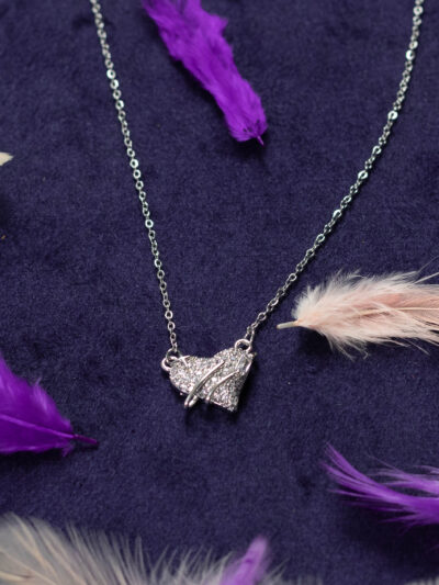 Crystal Heart Pendant Necklace