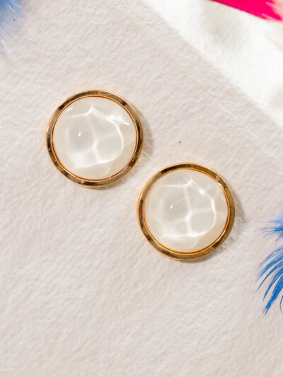 Faceted Crystal Drop Earrings