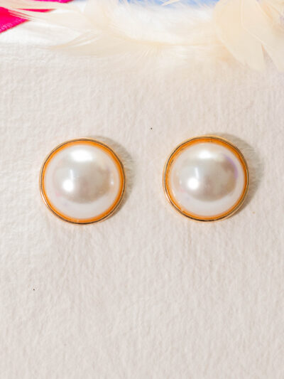 Classic Pearl Stud Earrings