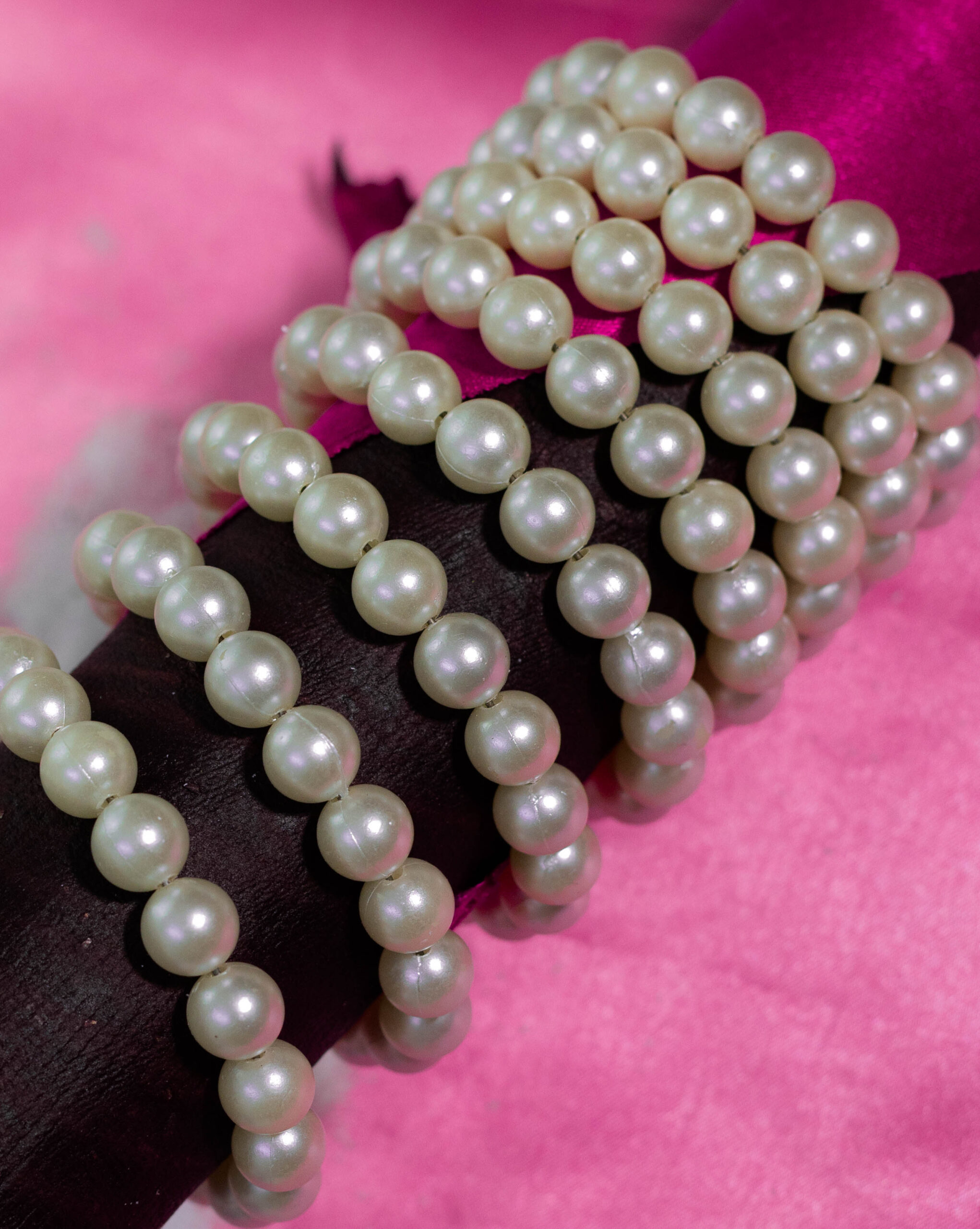 Classic Multi-Strand Pearl Bracelet