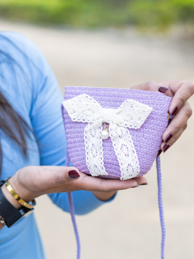 Handmade Crochet Mini Sling Bag