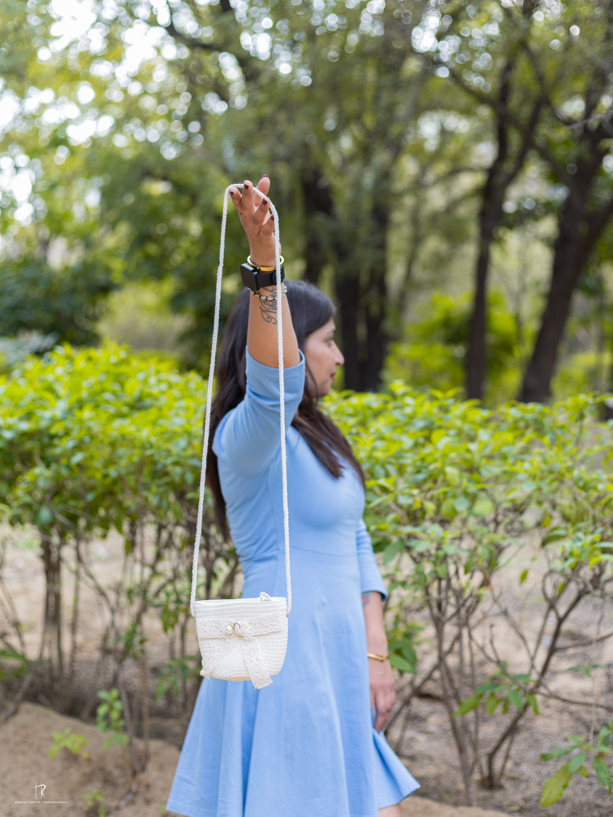 Handmade Crochet Mini Sling Bag - Image 2